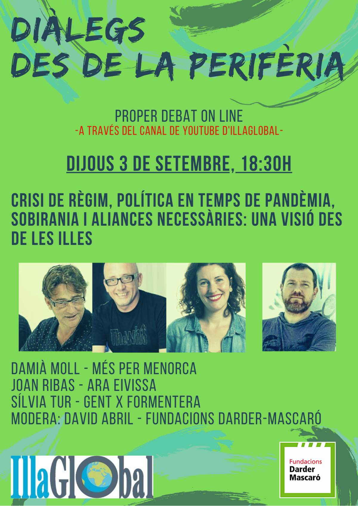 DEBAT D'ILLES EN EL MARC DEL CICLE 'DIÀLEGS DES DE LA PERIFÈRIA'