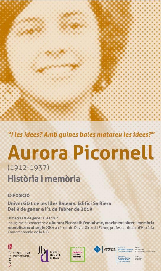 CONFERÈNCIA I INAUGURACIÓ EXPOSICIÓ AURORA PICORNELL